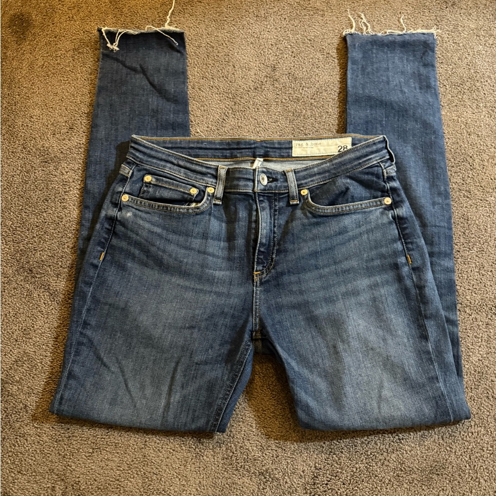 Rag & Bone Cate Mid-Rise Skinny Jean. Size 28